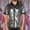 Silver, variant on Bcfgryg Men's Lapel Bright Short Sleeve Shirt Men's Casual Men's Wear Big and Tall Shirts Gold L