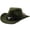 Army Green, variant on Straw Cowboy Hat Mens - Western Cowboy Style Hat Jazz Bowler Hat Cow Head Decoration Ethnic Style Hat,Brown,M