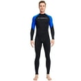 thumbnail image 5 of Yucurem Men's One-Piece Wetsuits - Breathable Diving Surfing Clothes - Sunscreen Surfing Swimsuit (Blue M), 5 of 10