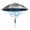Silver, variant on Breeze Life Rechargeable Mister Breeze, Sun Umbrella with Fan and Mister, For Festivals, Beach and More, Blocks Harmful Sun Rays, Mist bottle included (Black and Gold)