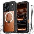 thumbnail image 3 of Magnetic for iPhone 17 Pro Max Case Waterproof, Built in Screen Protector & Camera Protection, [Compatible with MagSafe] Full Body Dustproof Heavy Duty Rugged Phone Case 6.9'', 3 of 9