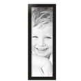 thumbnail image 2 of ArtToFrames 8" x 25" Raw Edge Black Picture Frame, 8x25 inch Black MDF Poster Frame (WOM-4460),  Pack, 2 of 8
