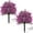 🔥 Purple_New, variant on Gifts USSUMA Artificial Flowers With Ground Spikes Garden Stake Faux Shrubs Garden Accessories 22in for Outdoor Outside Garden Porch Patio Wedding Party Decoration Watermelon Red
