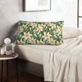 thumbnail image 6 of Pofeuu Lilies Flowers Print Polyester Microfiber Plush Pillowcases, Super Soft and Cozy Pillow Case Covers with Envelop Closure（Pillow core not included）-14"x20", 6 of 6
