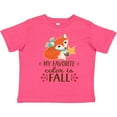 thumbnail image 3 of Inktastic October Favorite Color is Fall Girls Toddler T-Shirt, 3 of 5
