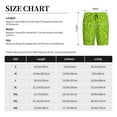 thumbnail image 3 of Sikiie Lime green glitter Mens Pajama Shorts, Lightweight Lounge Pant with Pockets Soft Sleep Pj Shorts for Men4X-Large, 3 of 6