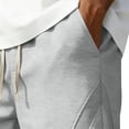 thumbnail image 6 of Bxsruta Men's Lightweight Drawstring Athletic Shorts Nylon Spandex Blend with Pockets for Casual Wear and Workout, 6 of 7