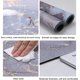 thumbnail image 4 of Alfombra de baño, alfombra suave y esponjosa, alfombrilla de ducha antideslizante súper absorbente, alfombrilla de baño de secado rápido de microfibra para cocina, baño, ducha, bañera, gris, 80 x 50 JAMW Sencillez, 4 of 4
