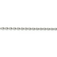 thumbnail image 2 of 925 Sterling Silver 2.75mm Oval Cable Chain Necklace Pendant Charm Fancy, 2 of 9