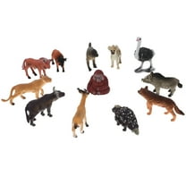 12pcs African Wildlife Figures Simulation Forest Animal Toys Wildlife Models