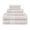 Ivory, variant on Meadowcove Rayon from Bamboo/Cotton Blend 6-Piece Face Hand, and Bath Towels Set , Chrome by Blue Nile Mills