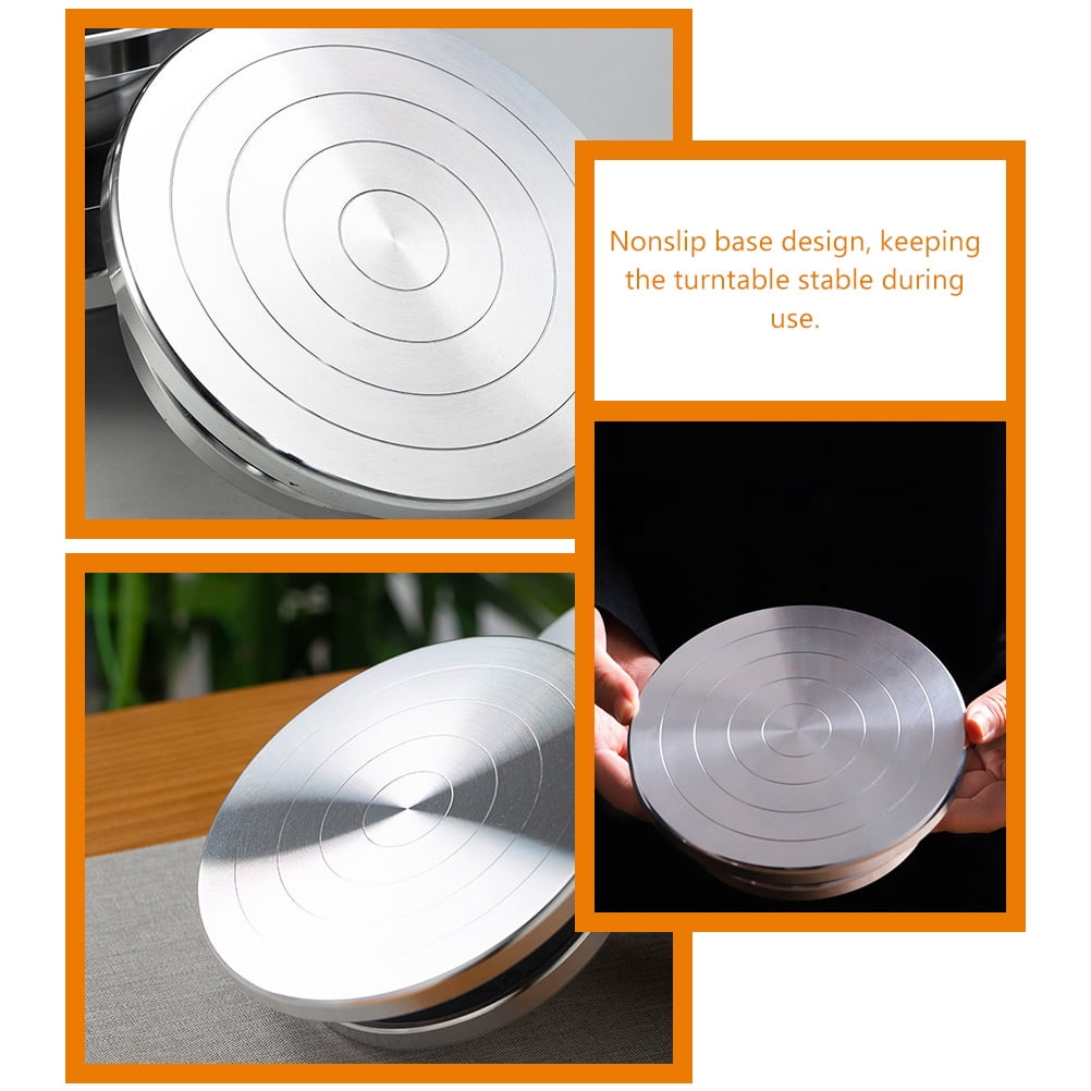 WEUVEB Clay Sculpting Turntable with Smooth Bearing Swivel, Professional Pottery Wheel for Baking, Crafting, and Art Projects