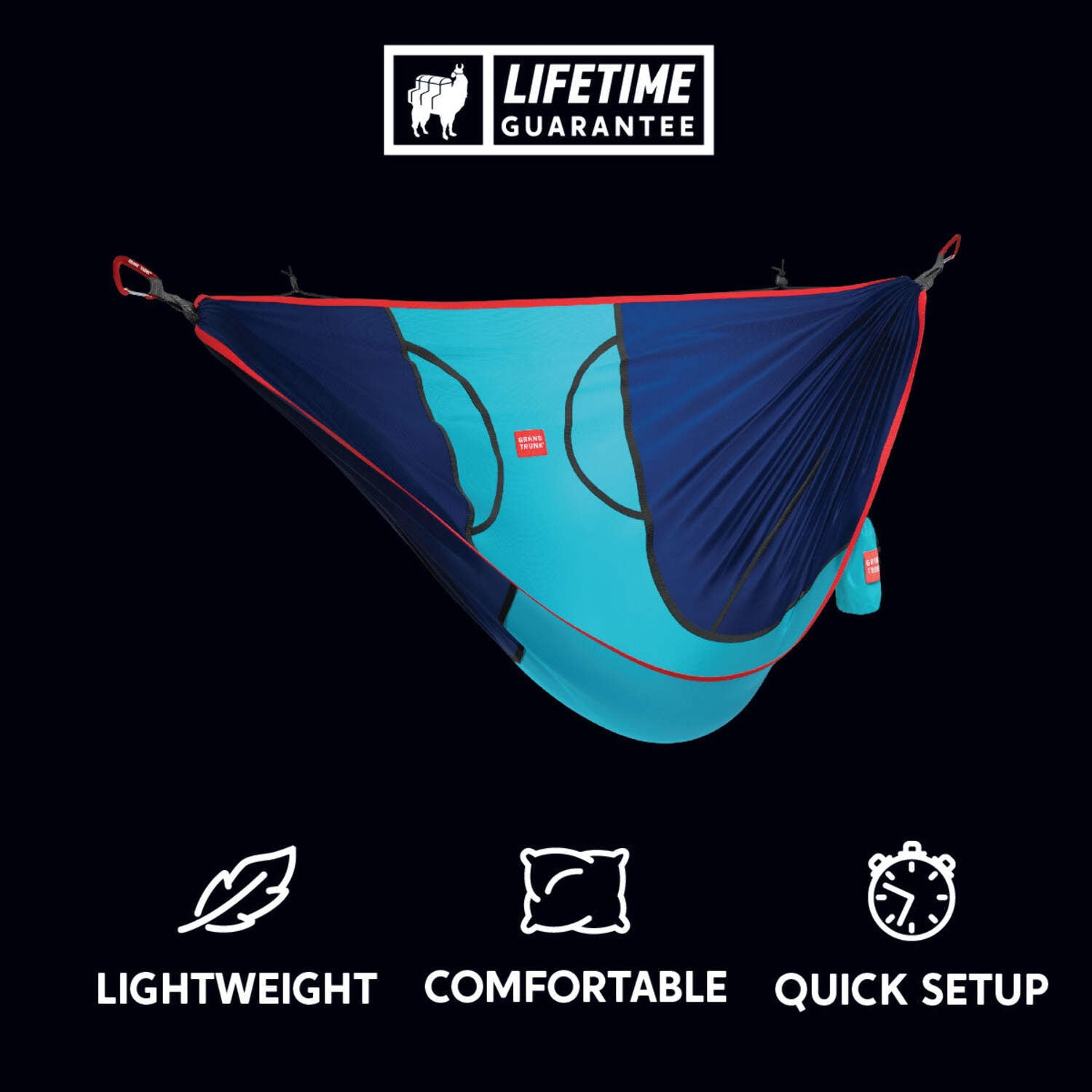 Grand Trunk ROVR Hanging Chair – Lightweight Hammock Chair with Suspension Straps & Carabiners, Upright Sitting Design for Camping, Hiking & Travel