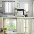 thumbnail image 4 of Bronze Curtain Rods for Windows 28 to 48 Inch Heavy Duty Adjustable Length 1 Inch Diameter Window Curtain Rods for Indoor Ourdoors With Classic Square Finials, 4 of 7
