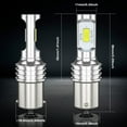 thumbnail image 2 of Ampoule LED 1156 Blanche Super Lumineuse 7506 BA15S P21W Lot de 2, 2 of 11