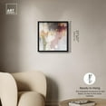 thumbnail image 5 of Painterly Energy Shadowbox Print Neutral Abstract Art by Art Remedy, Black Frame, 20 x 20, 5 of 7