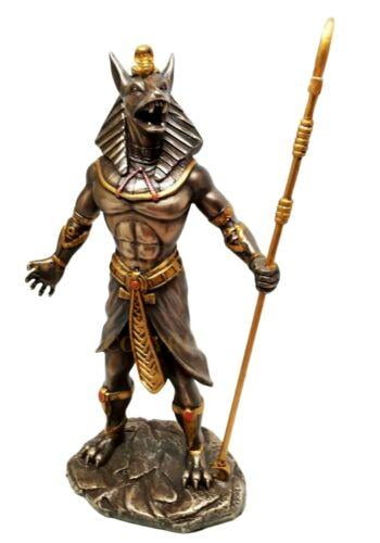 Ebros Egyptian Pyramid Statue With 16 Miniature Gods - Anubis, Osiris, Isis & More, 13.5 Inch Display