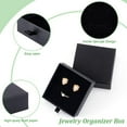thumbnail image 4 of 8 Pack Cardboard Jewelry Boxes 3.5x3.5x1 Inch Black Jewelry Gift Boxes Drawer Paper Boxes Packaging for Bracelets Earrings Necklaces Jewelry Gift, 4 of 6
