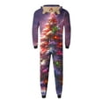 thumbnail image 3 of Penkiiy Christmas Pajamas for Family Matching Cute Long Sleeve Couples Soft Sleepwear One Piece Funny Christmas Pjs Sets S Multicolor, 3 of 4
