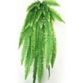 thumbnail image 5 of Artificial Fern Persian Rattan Hanging Plants Boston ferns Ivy Vines Home Decor, 5 of 5