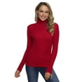 thumbnail image 3 of PrettyGuide Women's Ribbed Turtleneck Long Sleeve Sweater, 3 of 6