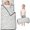 Unicorn and Planet Gray Pattern, variant on Unicorn and Castle Pink Pattern Teens Toddler Nap Mat with Pillow, Sleeping Mat Bag for Preschool Daycare 59"x22"