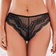 thumbnail image 2 of Gibobby Ropa interior termica Mujeres Sexo Tanga Impreso Elasticidad Transpirable Francés Encaje Mujeres Bragas Ropa interior sexy （Negro， S), 2 of 5
