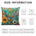 thumbnail image 5 of Shiartex Summer Throw Pillow CoversOutdoor Pillowcases Home Decorative Pillows for Couch Sofa Bed Breathable  with Hidden Zipper Sunflower, 5 of 5