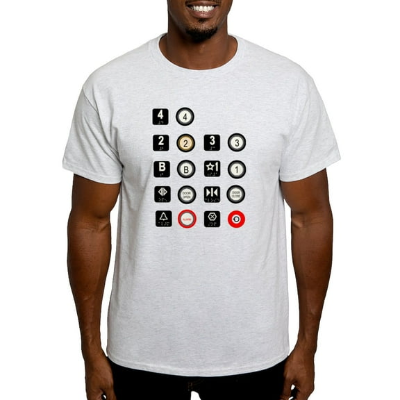 CafePress - Elevator Access Light T Shirt - Men's Classic Graphic T-Shirt