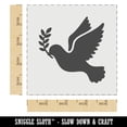 thumbnail image 2 of Dove Carrying Olive Branch Peace Silhouette DIY Cookie Wall Craft Stencil - 4.5 Inch, 2 of 5