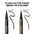 thumbnail image 5 of L'Oreal Paris Infallible Flash Cat Eye Waterproof Brush Tip Liquid Eyeliner, Black, 5 of 7