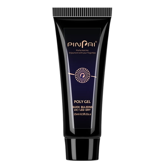 Graflsoa G381 UV Luminous Nail Extension Gel, 15ml Fast-Dry Resin for Natural-Looking Nails, Eco-Friendly & Non-Toxic, 8 Color Options, Salon & Home Use, Requires UV Lamp.