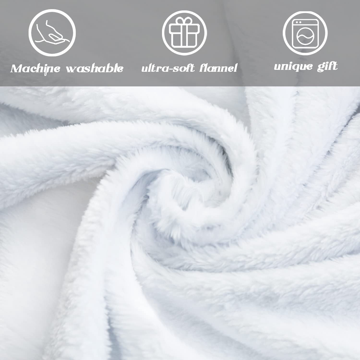 Pug Blanket Cozy Soft Flannel Throw Blanket Pug Dog Themed Birthday Gifts for Pug Dog Lovers 50×60 Inches