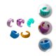 thumbnail image 2 of 5pcs anillo multicolor divertido índice anillo de dedo macarrón anillo de color caramelo 5 estilos, 2 of 8