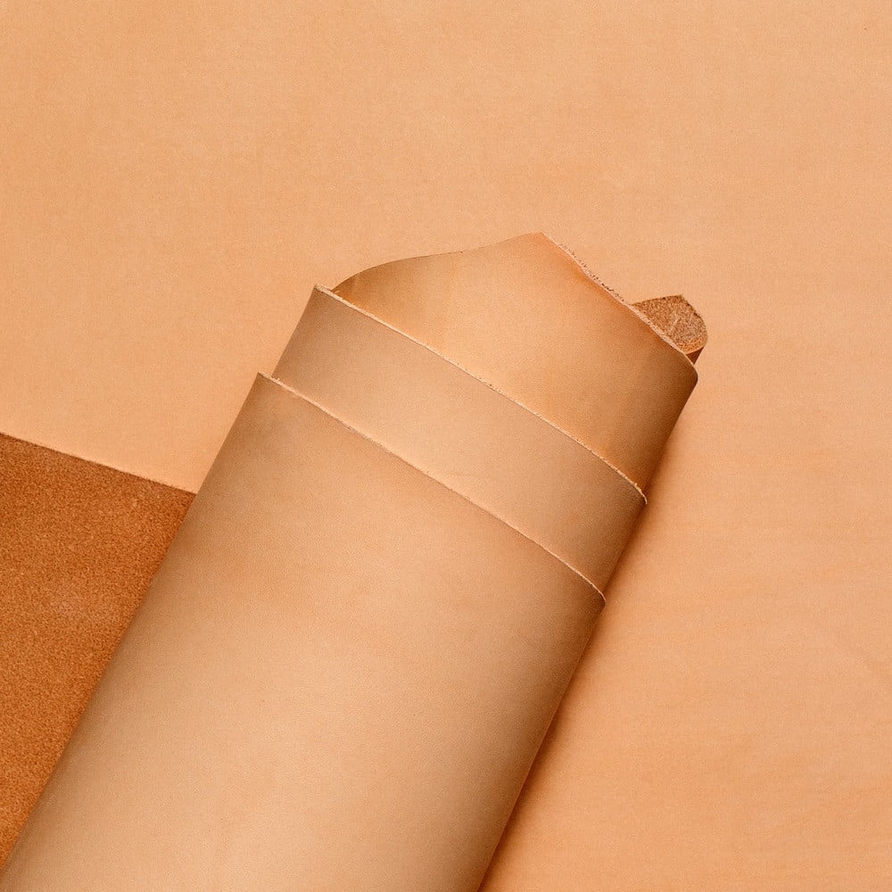 Wickett & Craig 'American Vachetta' Leather, Panel, Natural