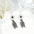 thumbnail image 3 of AeaVida Balinese Dream Catcher Black Onyx .925 Sterling Silver Drop Earrings, 3 of 6