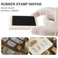 thumbnail image 4 of Black Ink Pad Inkpad Rubber Stamp Finger Print Craft Non-, 4 of 4