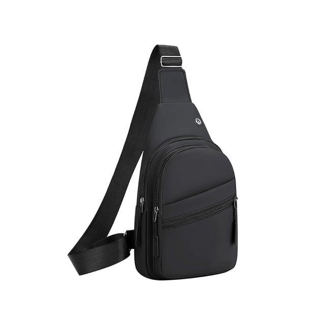 Bolso bandolera informal de gran capacidad, tamaño 30 x 17 x 5 cm, para uso deportivo, material de nailon y elastano, cómodo y duradero, múltiples bolsillos, correa ajustable para hombre y mujer.