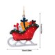 thumbnail image 4 of Decoración colgante de Navidad portátil para sala de estar, adorno de Metal de árbol de Navidad Adorable para Hotel, decoración de festival Kits de decoración para fiestas Trineo de nieve Toystoory HA067630-06, 4 of 5