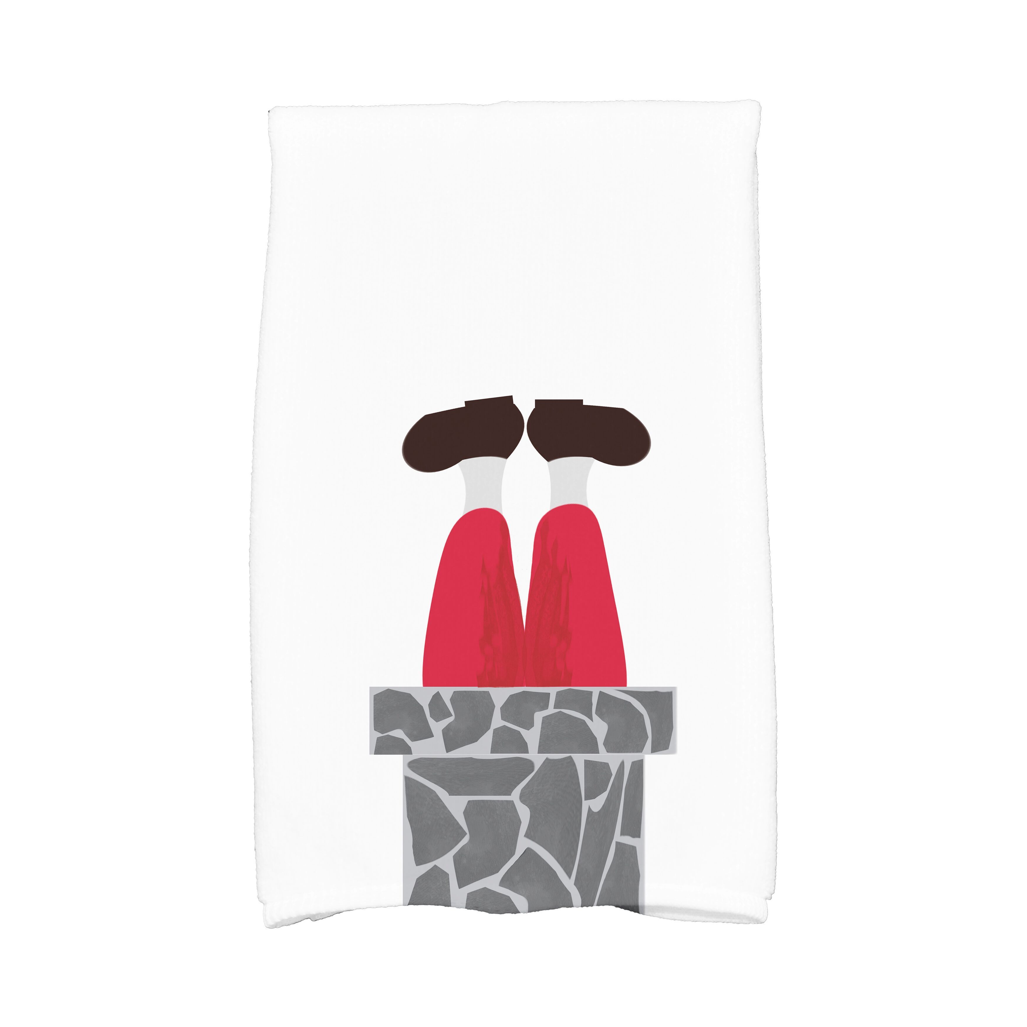 Holiday Essence Away He Goes Geometric Print Kitchen Towel