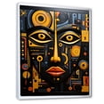 thumbnail image 2 of Designart "African Tribal flow II" African Floater Framed Wall Art Living Room, 2 of 7