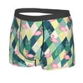 thumbnail image 5 of Goofa Flamingo Printed Men's Boxer Briefs Underwear, Moisture-Wicking Underwear, Trunk,Soft and Breathable Cotton Underwear-XX-Large, 5 of 9