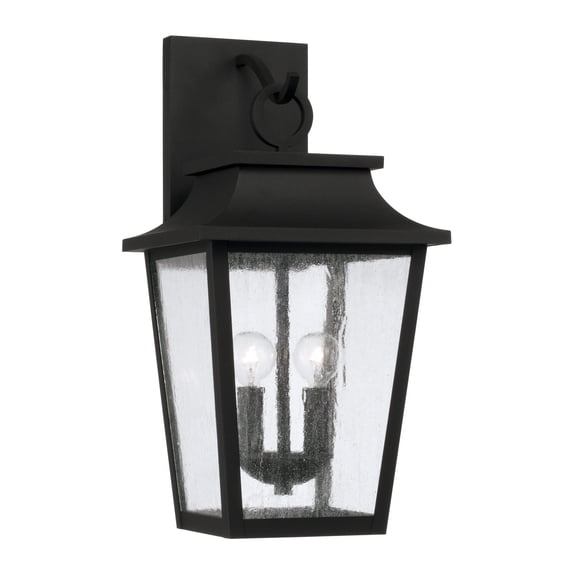 Capital Lighting 953321BK Chandler 2 Light 20" Tall Outdoor Wall Sconce - Black