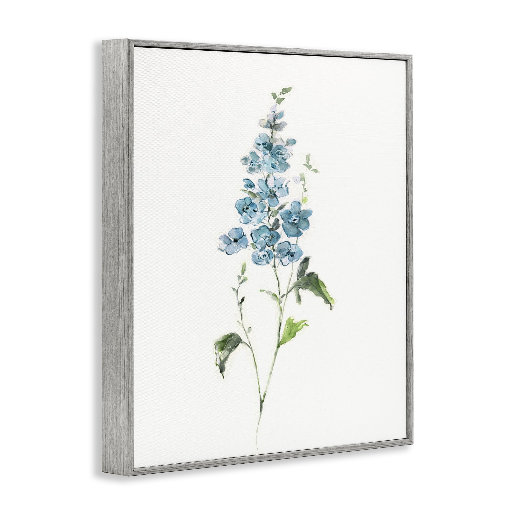 Stupell Industries Natural Spring Herbs Gray Framed Giclee Art, design by Sally Swatland