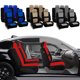 thumbnail image 5 of Juego completo de 2 fundas universales para asientos de coche, ligeras y transpirables, con interior dividido (beige), 5 of 6
