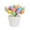 D, variant on LSLJS Easter Eggs Potted Plant, Easter Decorations, Colorful Foam Spotted Eggs Plant Pot Artificial Easter Eggs Flower Bouquet Tabletop Eggs Bonsai Ornament Spring Decor for Party Garden Centerpiece