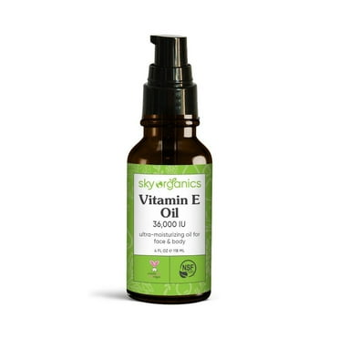 Sky Organics Vitamin E Oil - 4 Fl Oz (Pack of 4)