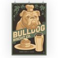 thumbnail image 3 of Bulldog, Retro Bisquit Ad (24x36 Giclee Gallery Art Print, Vivid Textured Wall Decor), 3 of 3