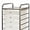 Clear, variant on Seville Classics 10 Drawer Cart (Multiple Colors)