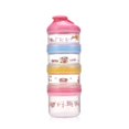 thumbnail image 1 of Caja dispensadora de leche en polvo ZHAOCHENG 4 capas sin BPA rosa, 1 of 5